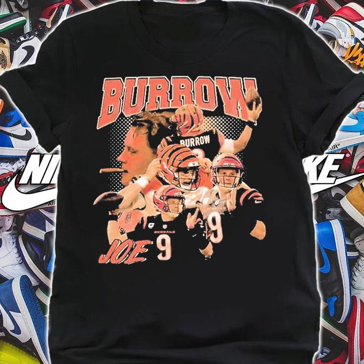 Joe Burrow NFL Cincinnati Bengals Retro T-Shirt shirt