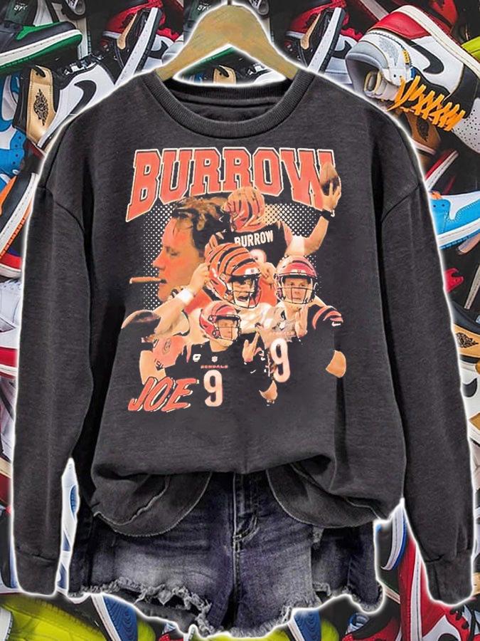 Joe Burrow NFL Cincinnati Bengals Retro T-Shirt sweatshirt