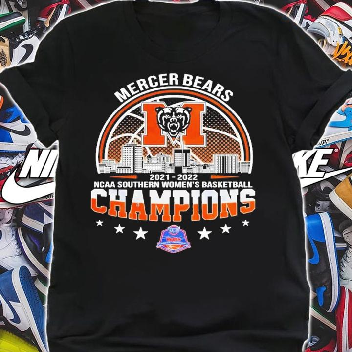Mercer Bears NCAA Southern Women's Basketball 2021-2022 Champions Shirt shirt