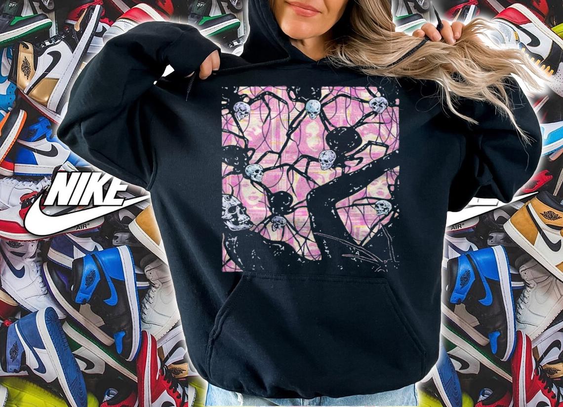 Monsters spider skull horror T-shirt hoodie