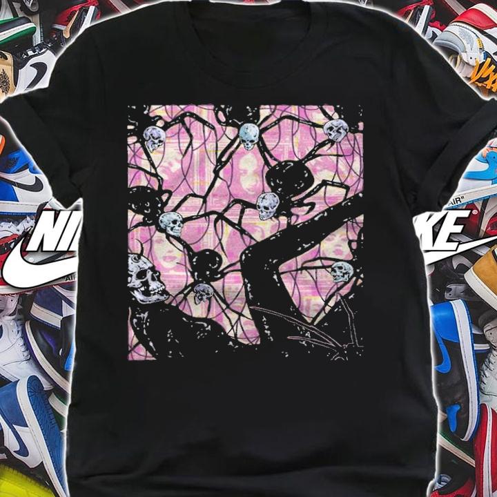 Monsters spider skull horror T-shirt shirt