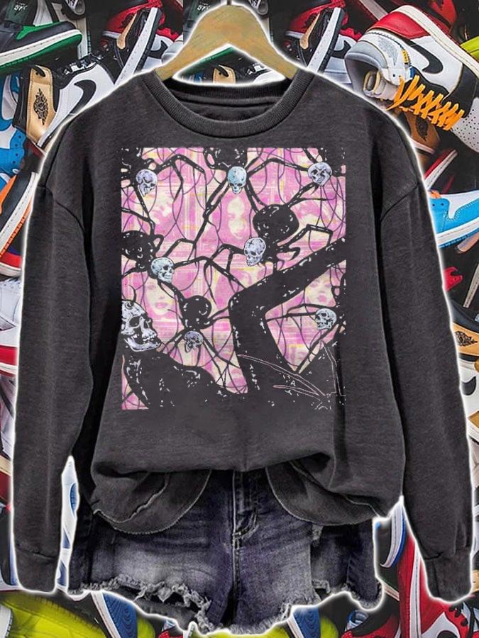 Monsters spider skull horror T-shirt sweatshirt