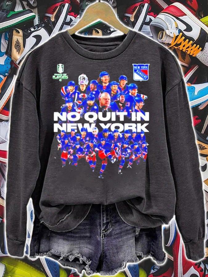 New York Rangers No Quit Team Shirt sweatshirt