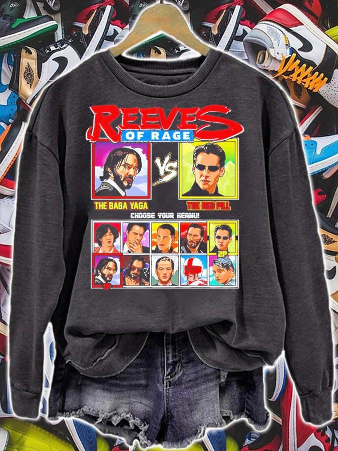 Reeves Of Rage Baba Yaga Vs Red Pill Shirt sweatshirt