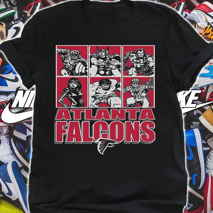 Atlanta Falcons Disney Marvel Avengers Line-Up shirt shirt