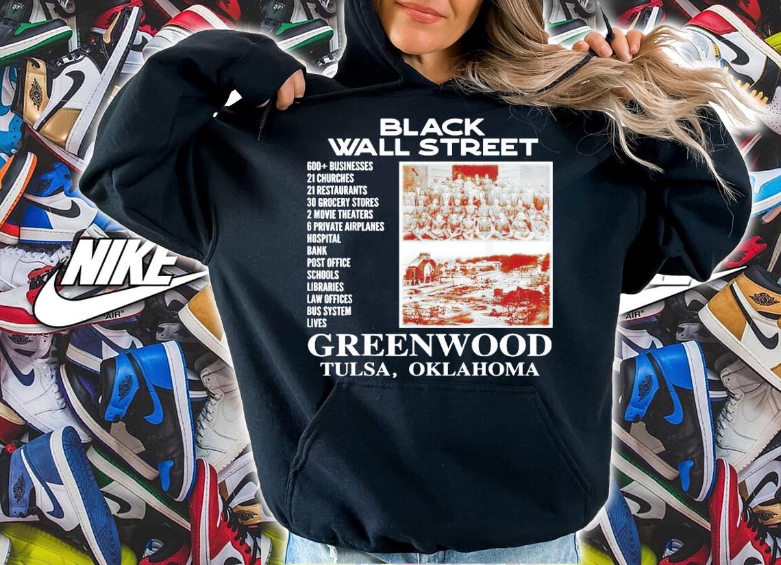 Black wall street greenwood Tulsa Oklahoma shirt