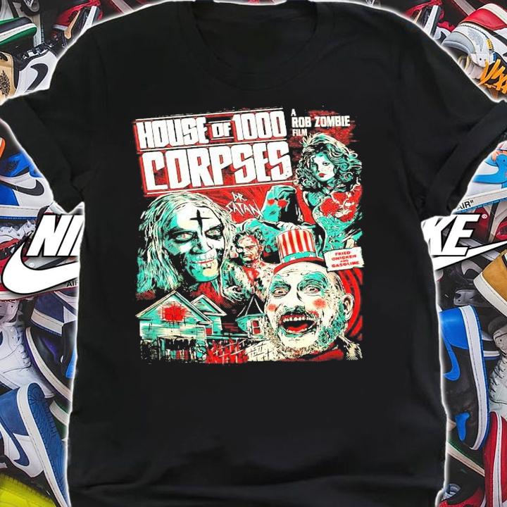 House of 1000 a Rob Zombie Corpses shirt