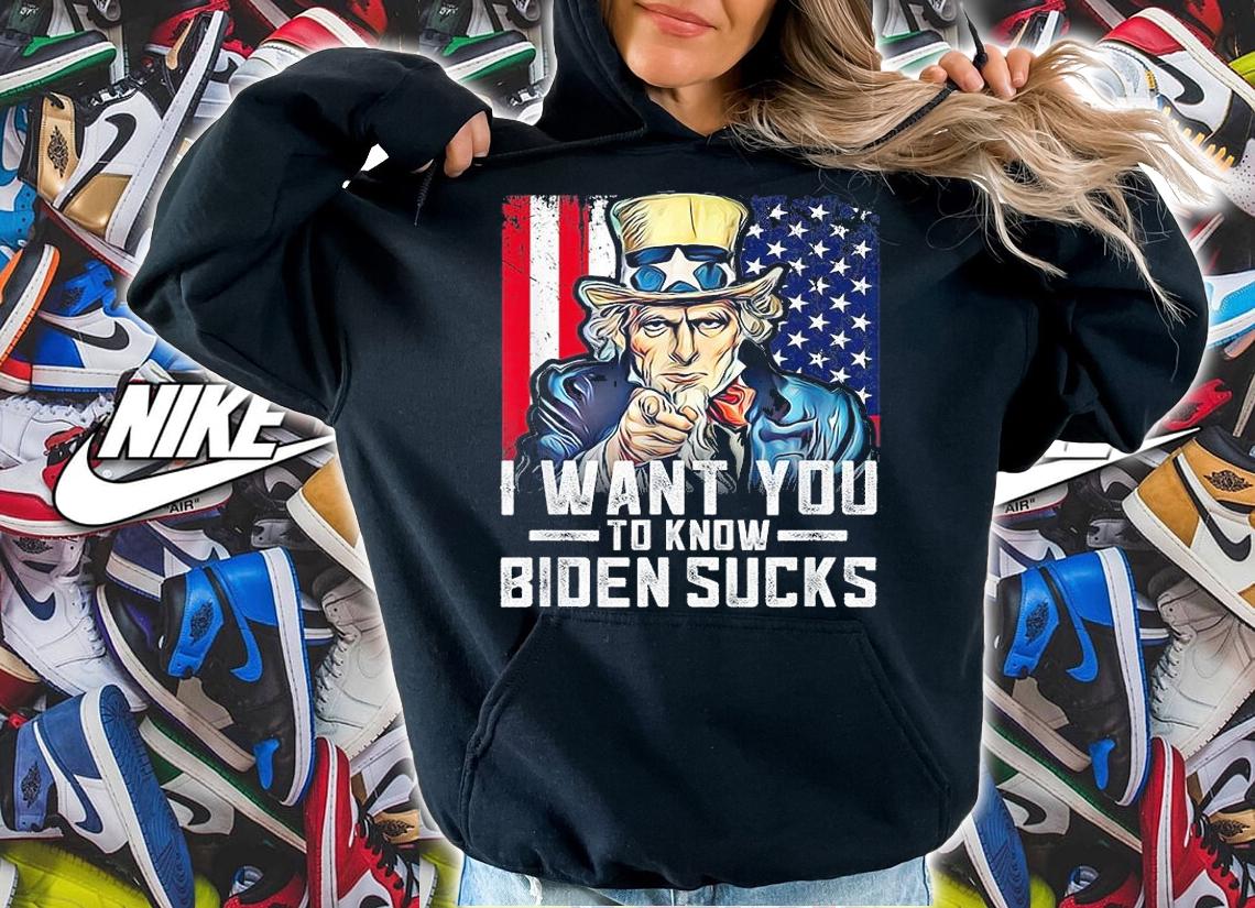 I Want You To Know Biden Sucks T-Shirt hoodie