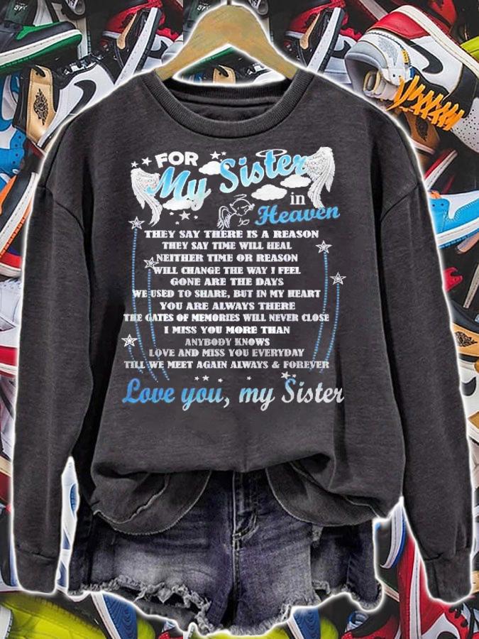 Memorial My Sister For My Sister In Heaven shirt