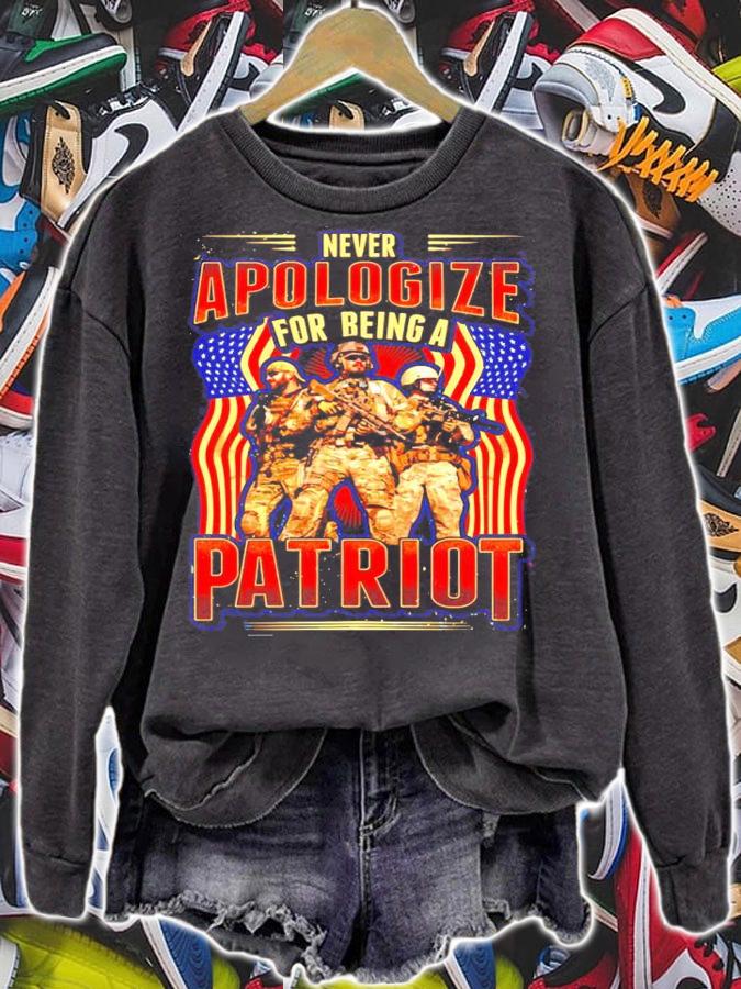 Never Apologize for being a Patriot shirt