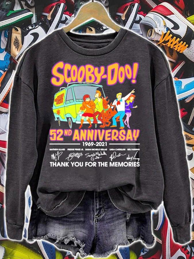 Scooby Doo 52nd anniversary 1969-2021 signatures shirt