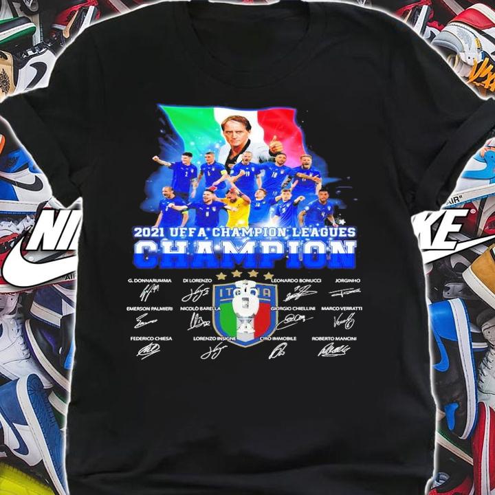 2021 UEFA Champion Leagues Champion signatures shirt shirt