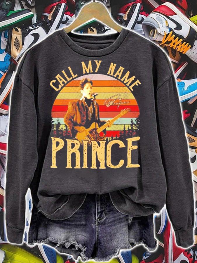 Call my name prince vintage shirt sweatshirt