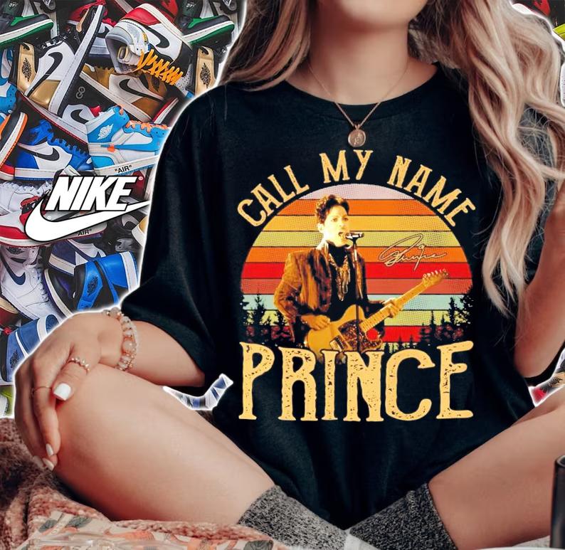 Call my name prince vintage shirt woman shirt
