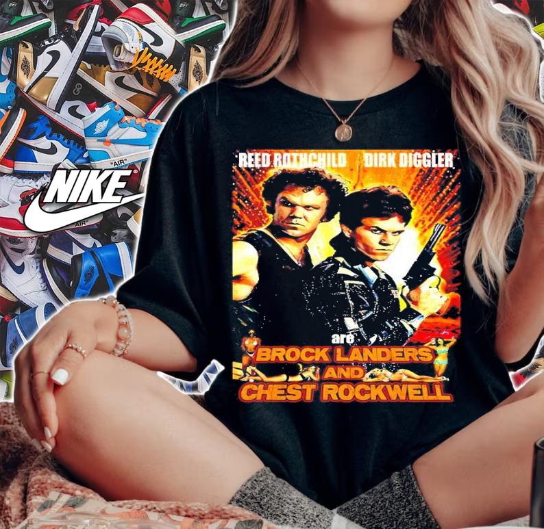 Dirk Diggler Reed Rothchild Brock Landers Chest Rockwell shirt woman shirt