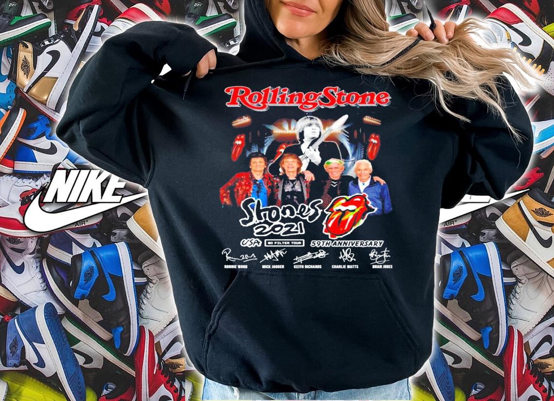 Rolling Stone 2021 USA 59th anniversary signatures shirt hoodie