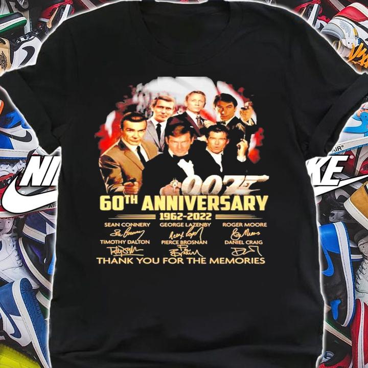Tuxedo 60th anniversary 1962-2022 signatures shirt shirt