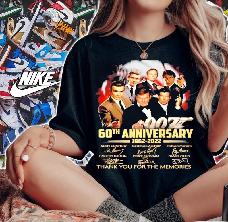 Tuxedo 60th anniversary 1962-2022 signatures shirt woman shirt