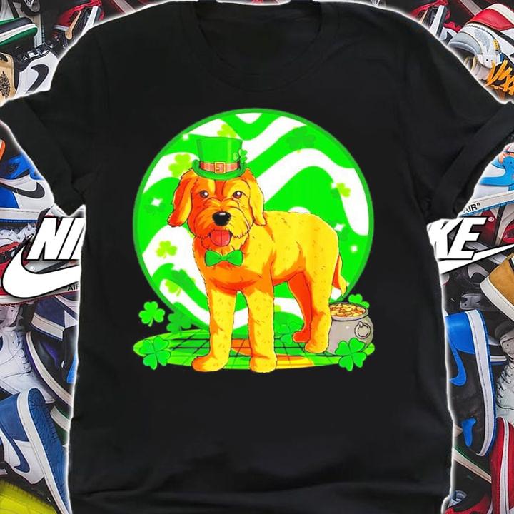 Goldendoodle dog St.Patrick's Day Leprechaun shirt shirt