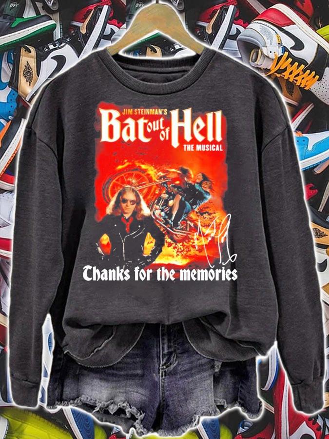 Jim Steinman's Bat out of Hell the musical signature shirt sweatshirt
