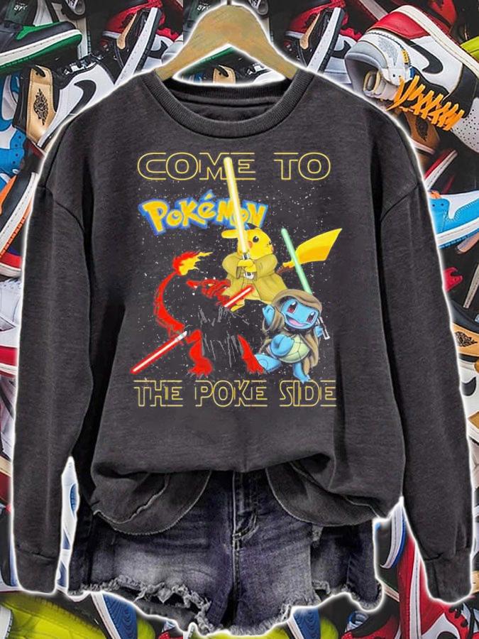 Pokemon Come Poke Side Star Wars t-shirt sweatshirt