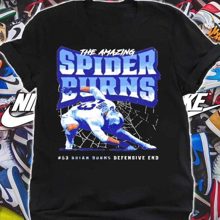 The Amazing Spider Burns 53 Brian Burns Defensive End shirt shirt