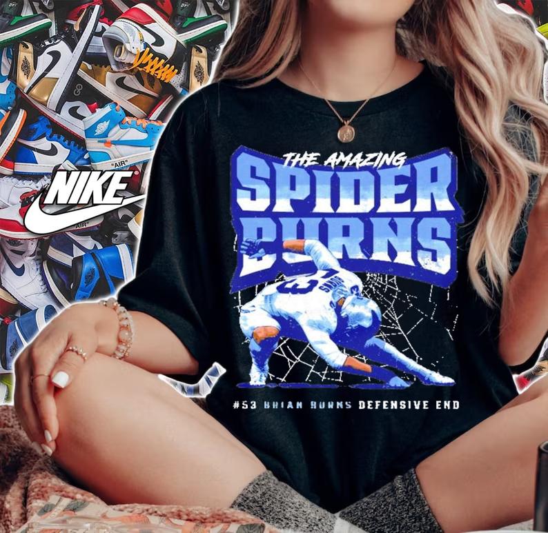 The Amazing Spider Burns 53 Brian Burns Defensive End shirt woman shirt