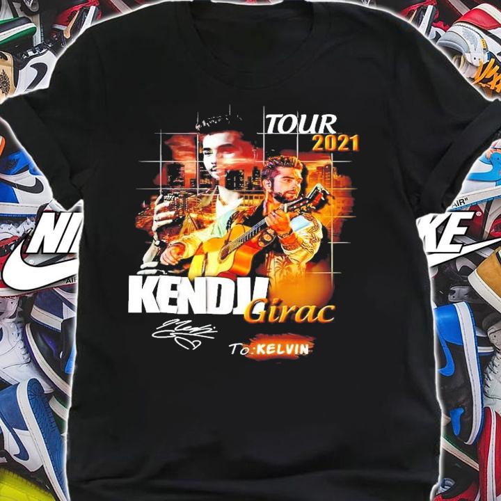 Tour 2021 Kendji Girac signatures shirt shirt