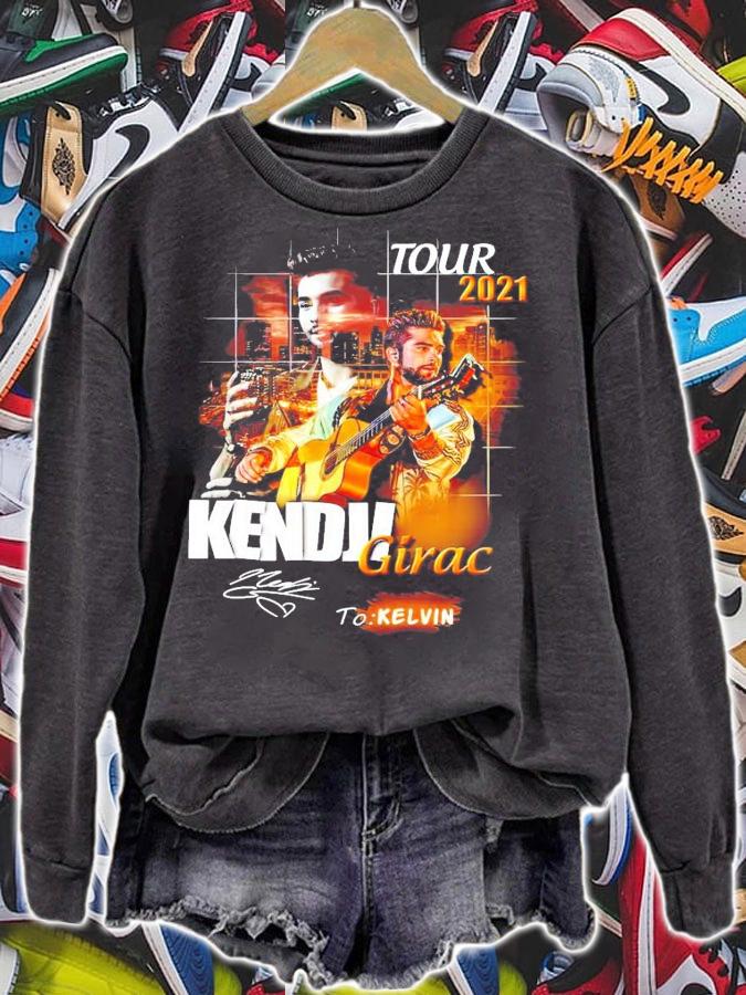 Tour 2021 Kendji Girac signatures shirt sweatshirt