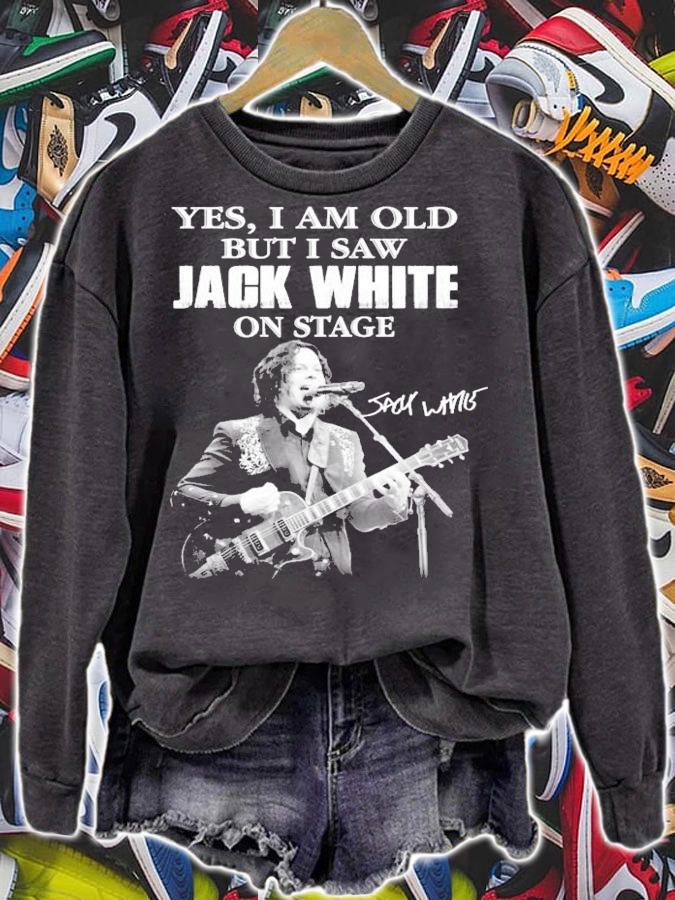 Yes I am old but I saw Jack White signature shirt