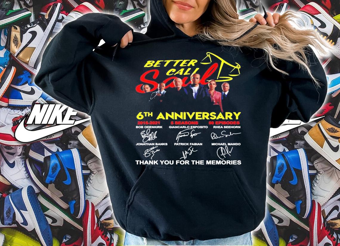 Better Call Saul 6th anniversary signatures shirt