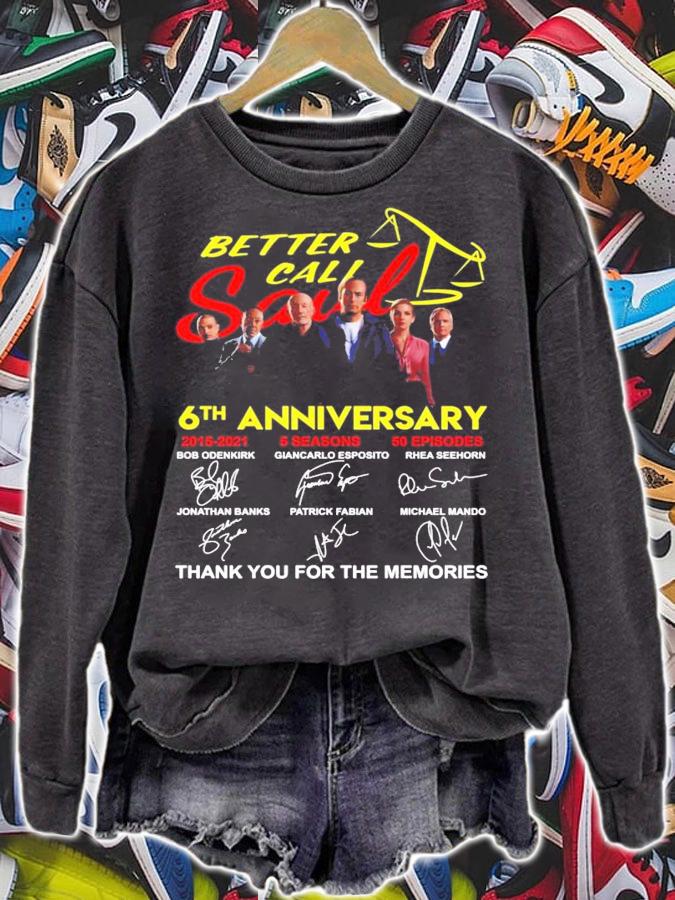 Better Call Saul 6th anniversary signatures shirt