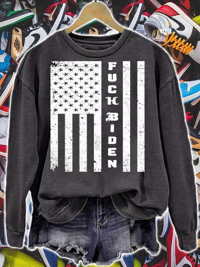 Fuck Biden American Flag shirt