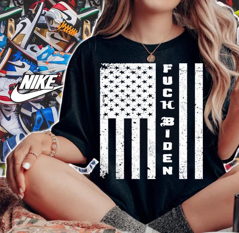 Fuck Biden American Flag shirt