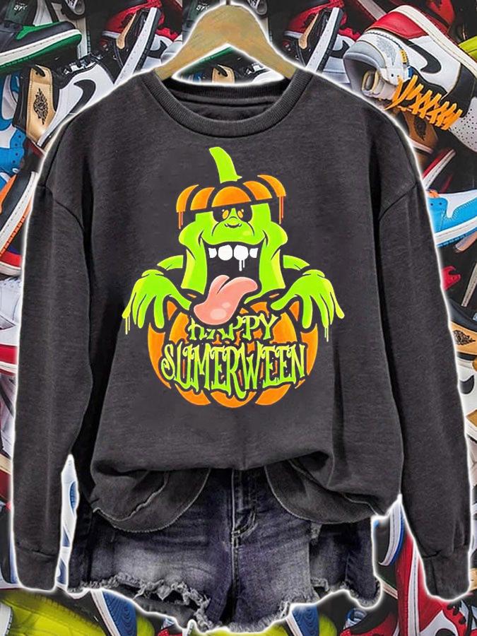 Happy Slimerween Halloween T-shirt sweatshirt