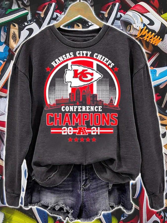 Men's Kansas City Chiefs Conference Champions 2021 shirt sweatshirt