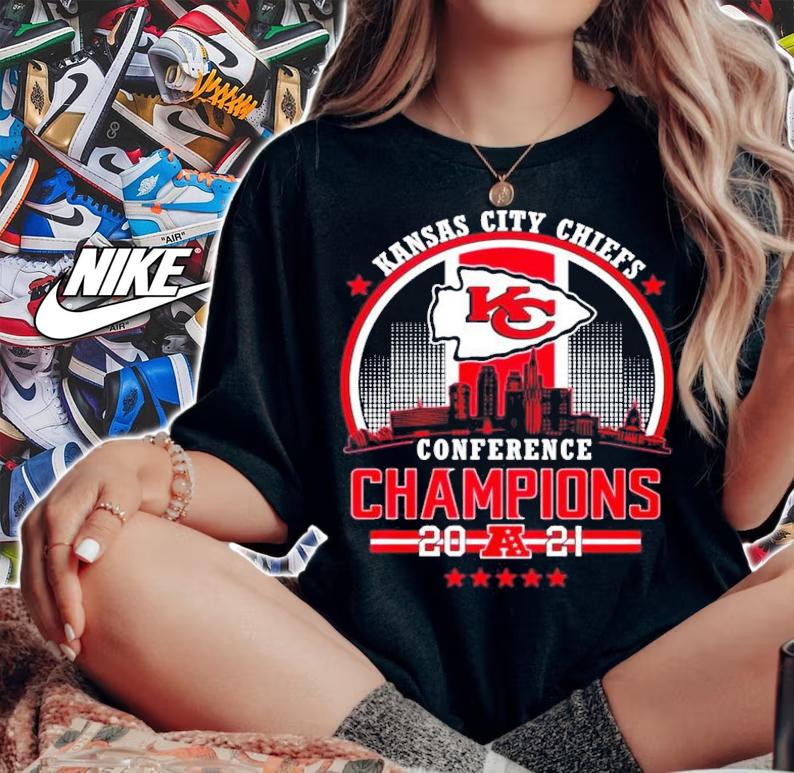 Men's Kansas City Chiefs Conference Champions 2021 shirt woman shirt