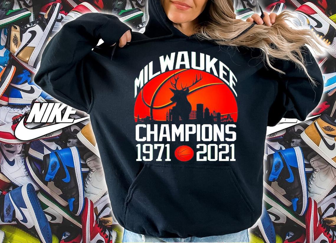 Milwaukee basketball Champions 1971-2021 shirt