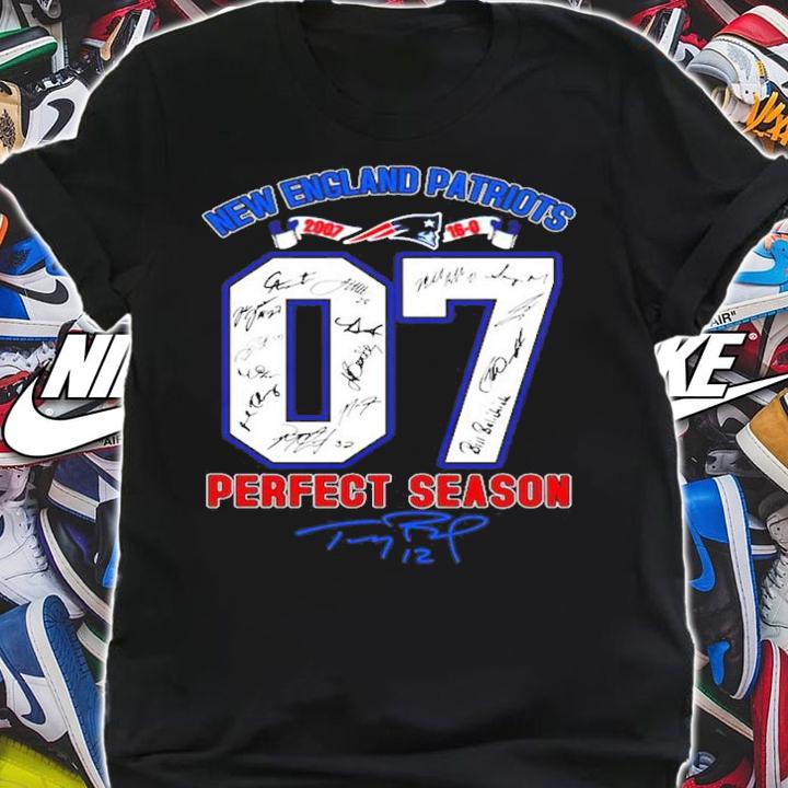 New England Patriots 2007 16-0 Perfect Season shirt shirt