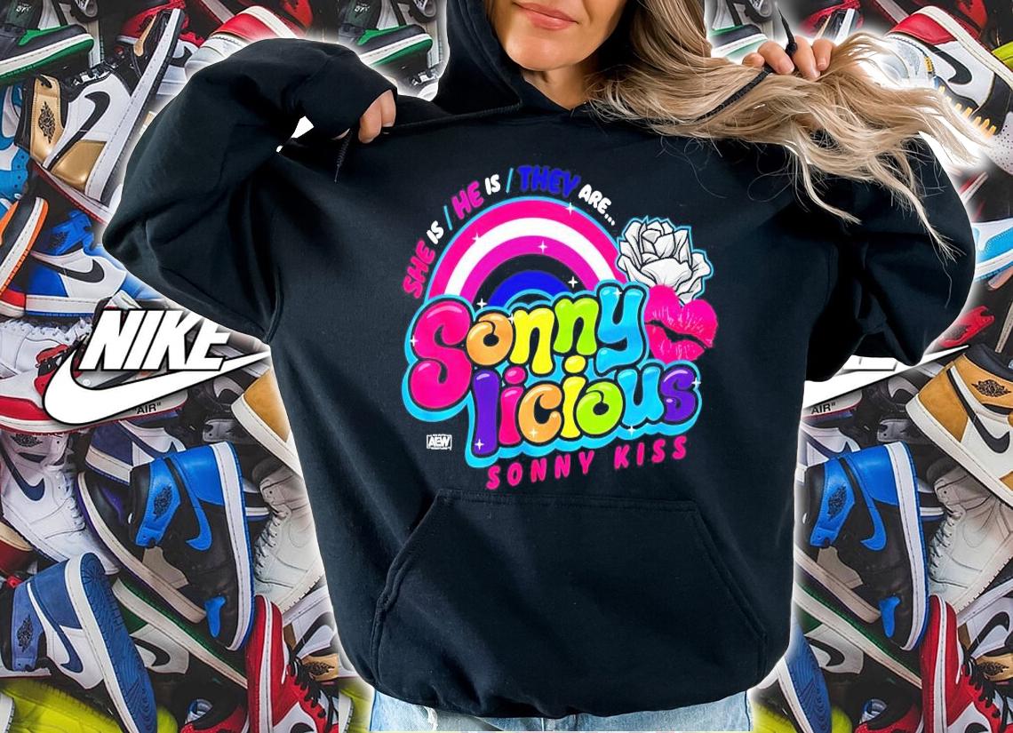 She is he is they are Sonny Licious Sonny Kiss shirt hoodie