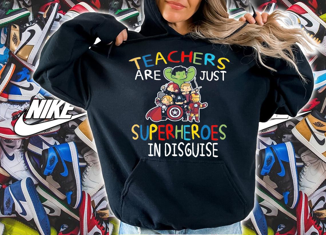 Teacher are just superheroes in disguise shirt