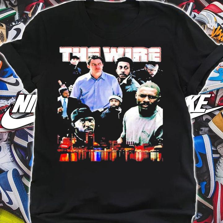 The Wire Baltimore Skyline Collage Shirt shirt