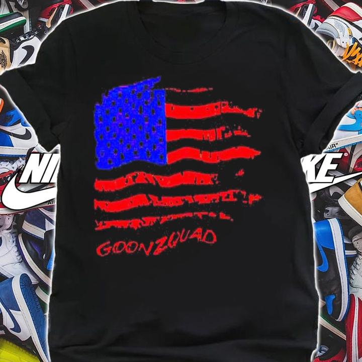 Goonzquad USA flag T-shirt shirt