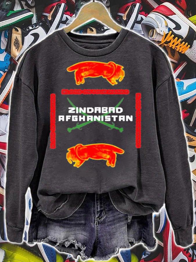 Blood on your hands Zindabad Afghanistan shirt sweatshirt