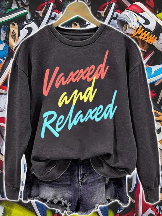 Adam Parkhomenko vaxxed and relaxed shirt sweatshirt