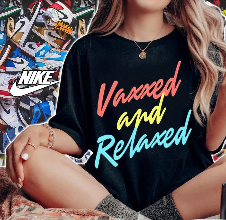 Adam Parkhomenko vaxxed and relaxed shirt woman shirt