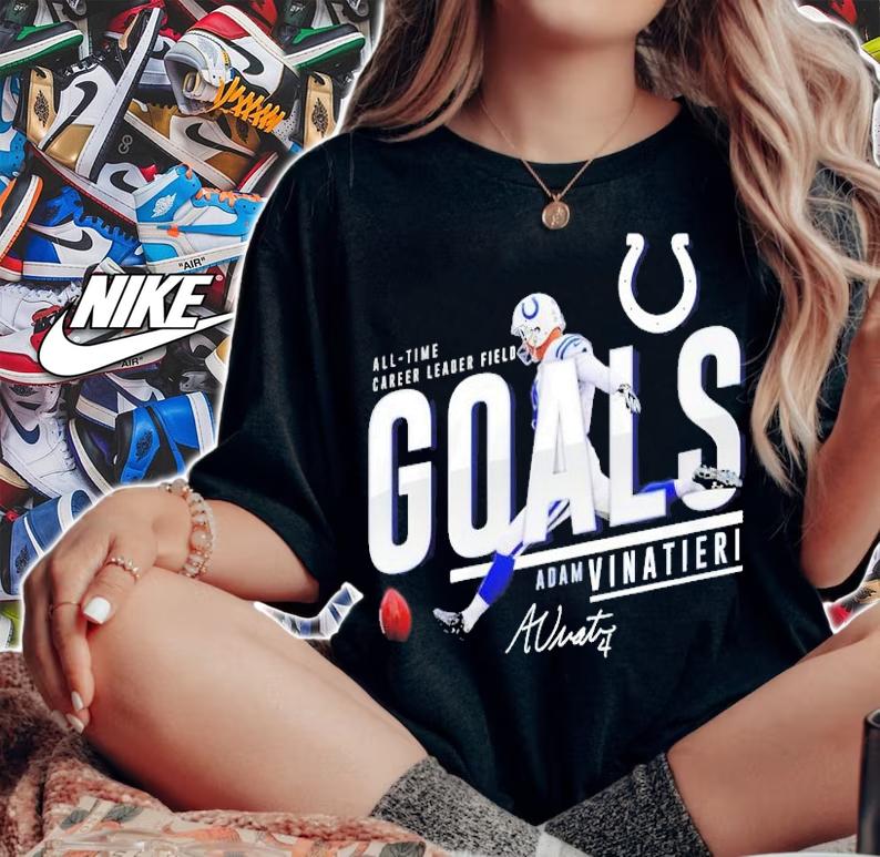 All time Career leader field Adam Vinatieri Goals signature shirt woman shirt