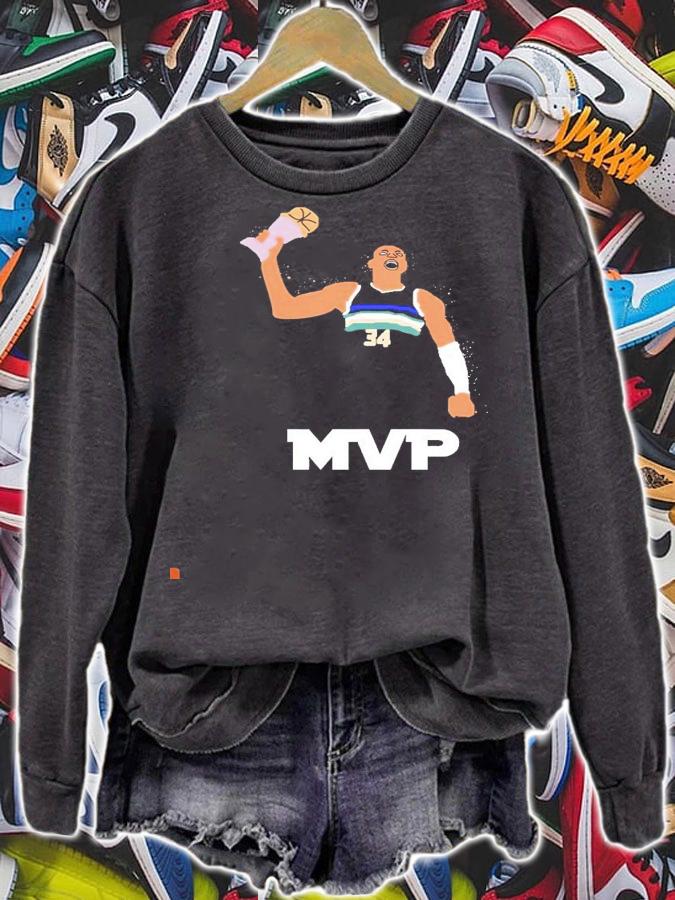 Giannis Finals MVP cartoon Milwaukee Bucks shirt sweatshirt
