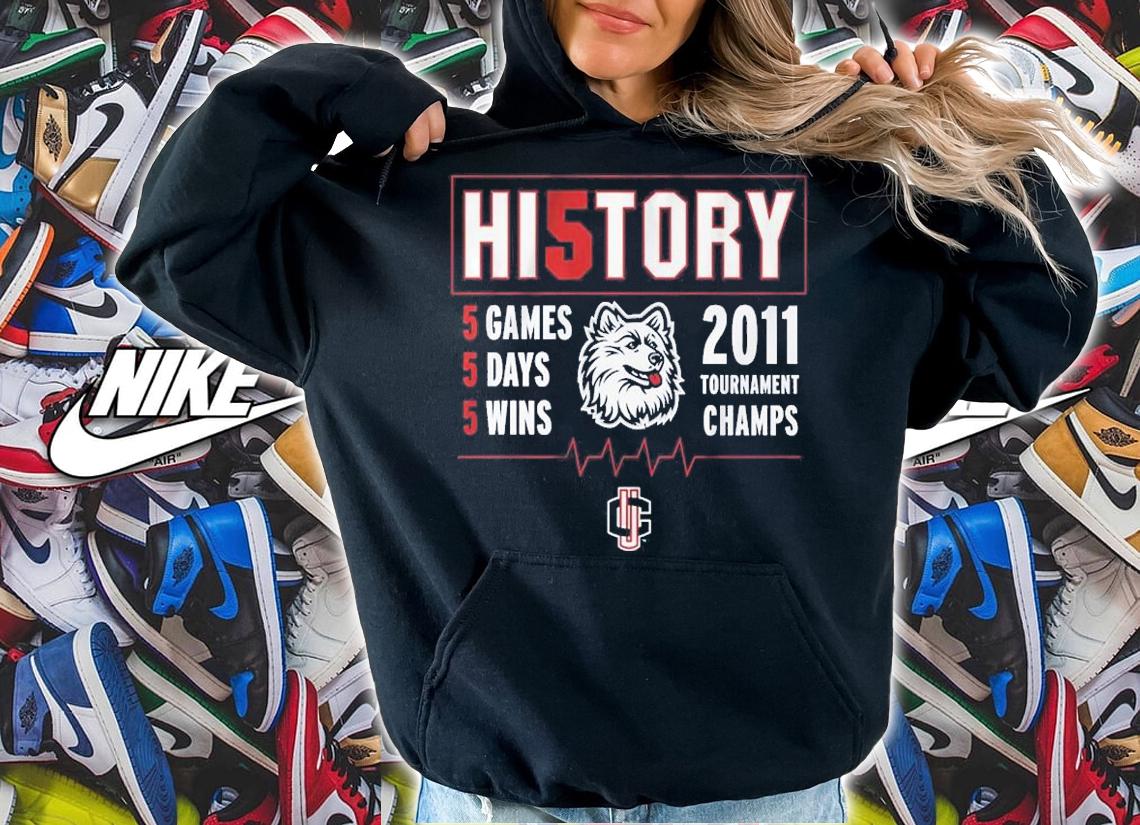 UConn Hi5tory University of Connecticut shirt hoodie