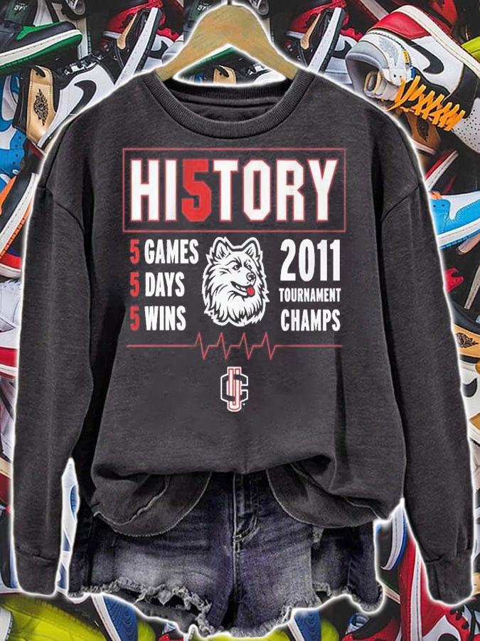 UConn Hi5tory University of Connecticut shirt sweatshirt